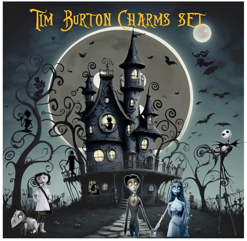 Tim Burton Charms Set
