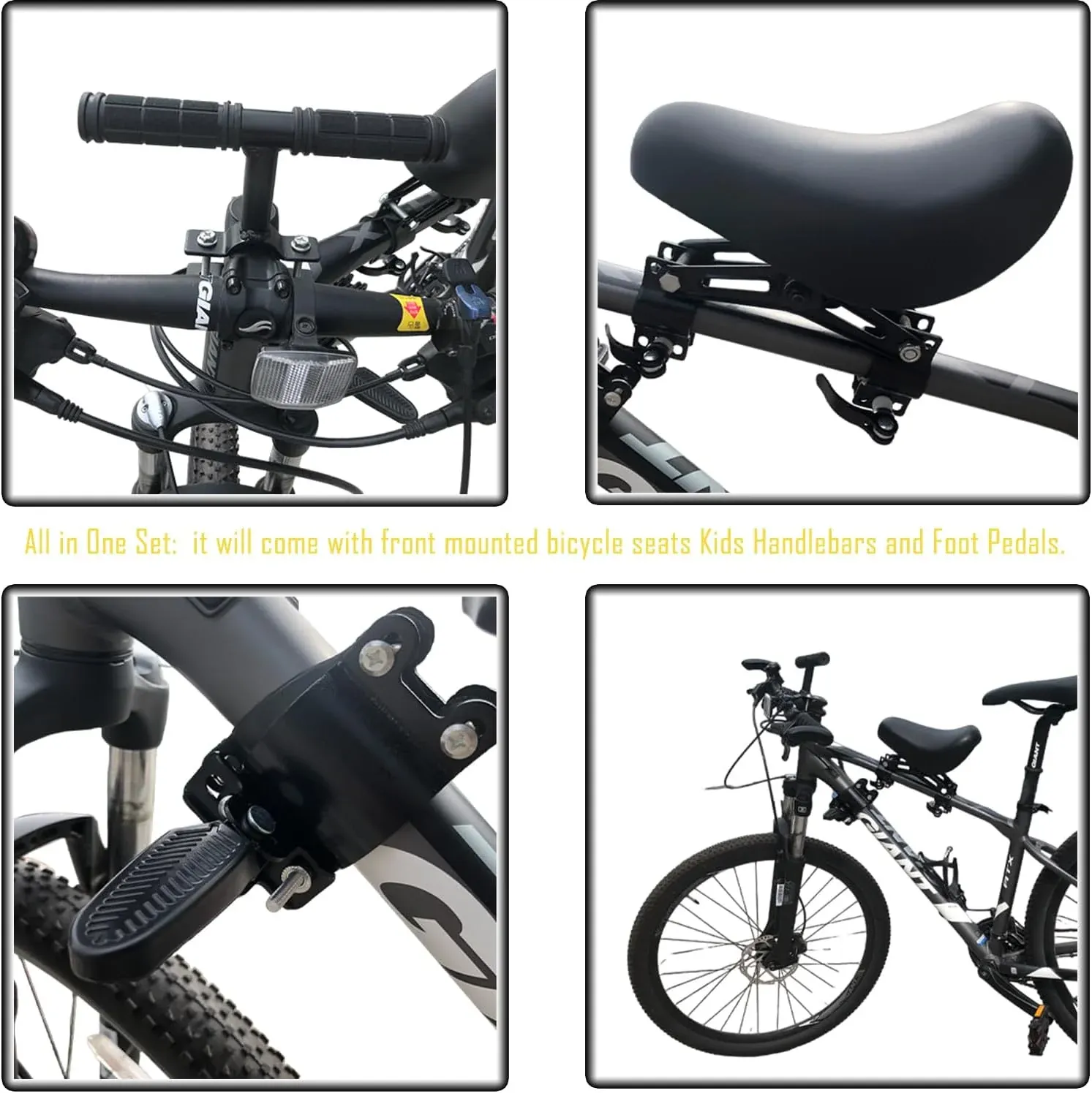 front bike seat installation and compatibility