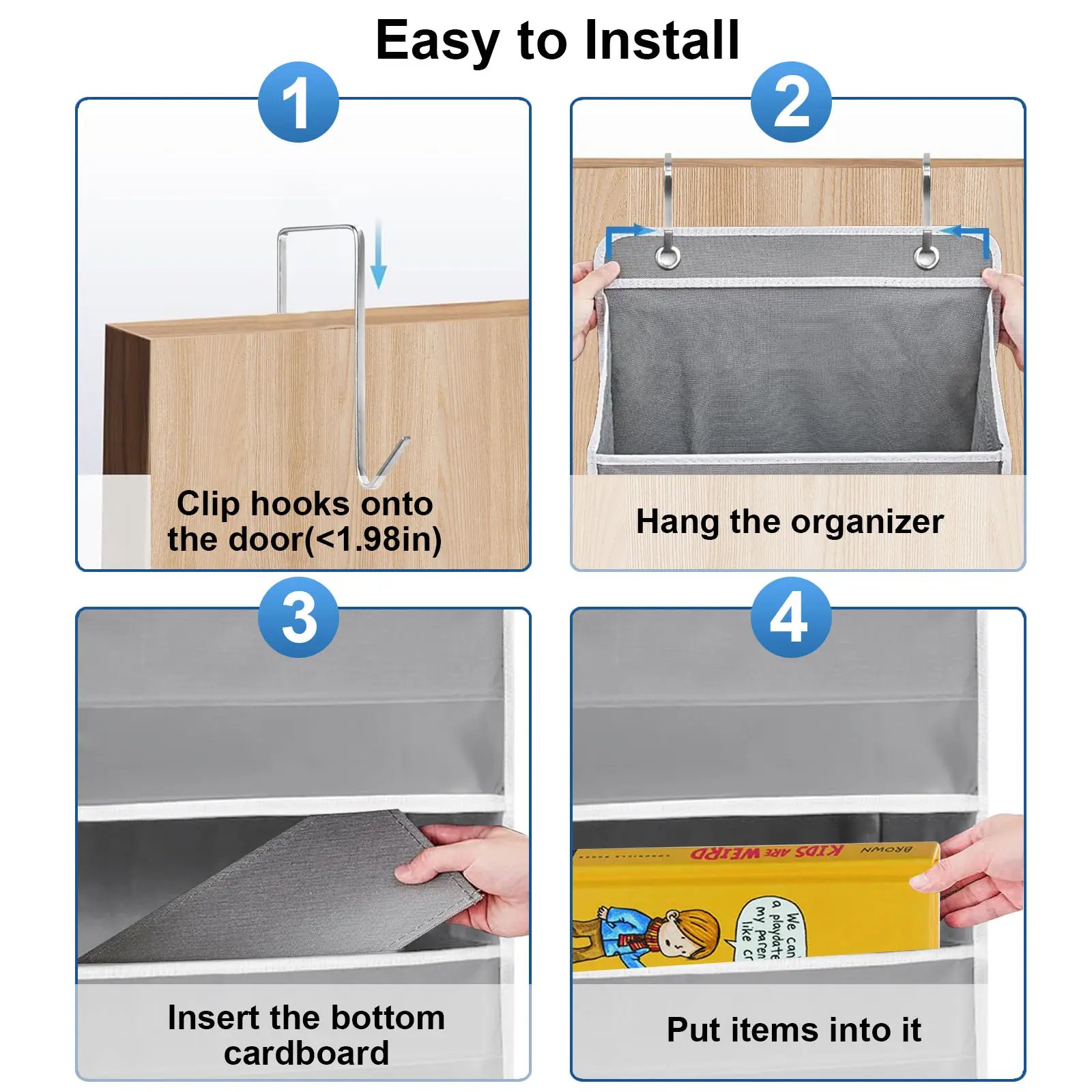 Easy over-the-door installation