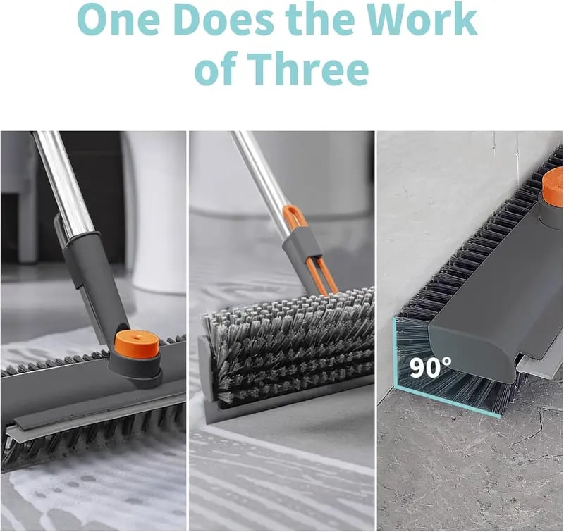 ⏰Christmas Limited-Time Offer🎄3 in 1 Scrape and Heavy-Duty Stiff Bristle Scrubber Brush
