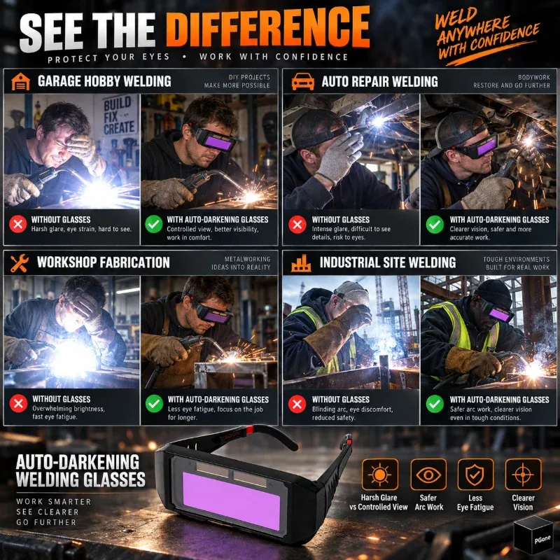 Wraparound welding goggles frame design