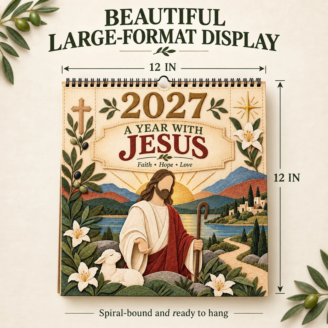 Keep Christ close all year with a meaningful monthly reminder