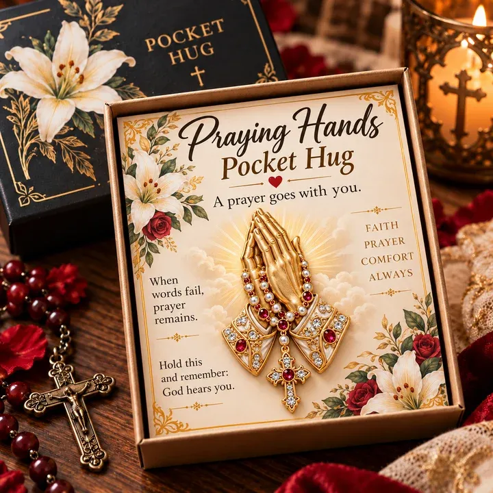 Praying Hands Pocket Hug