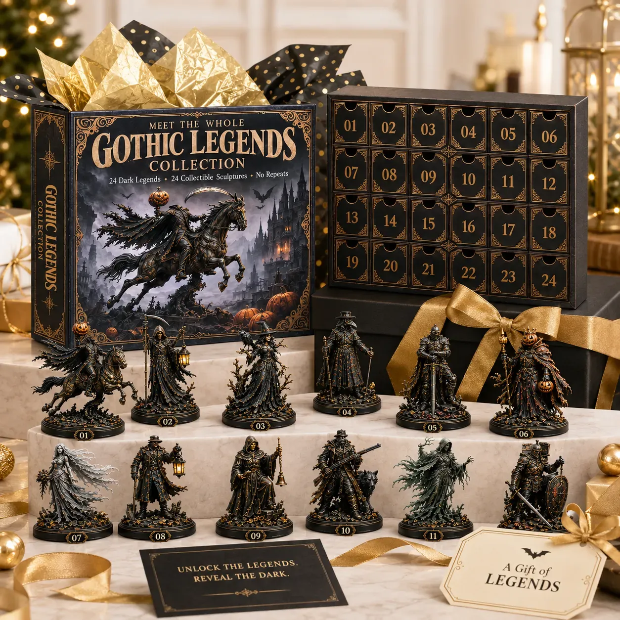 Gothic Legends collection gift scene