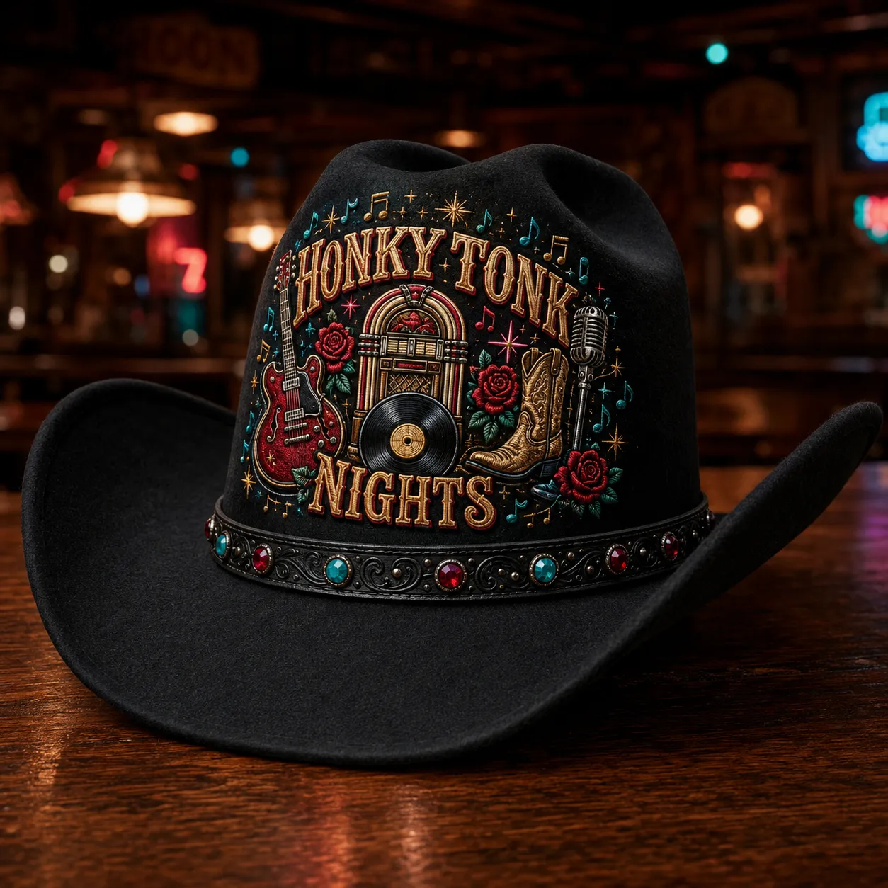 Honky-Tonk Nights cowboy hat