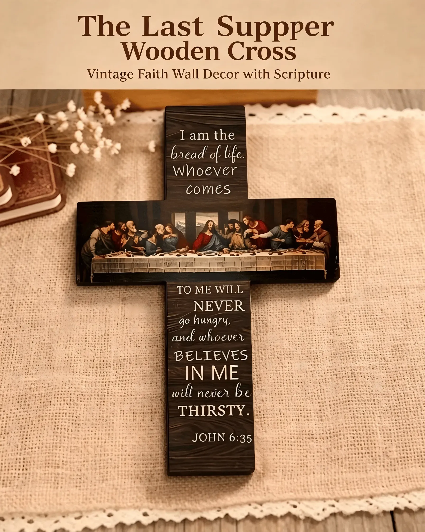 The Last Supper cross wall decor product image
