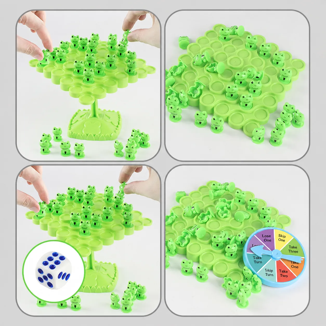Four easy ways to play the Frog Balance Tree Game