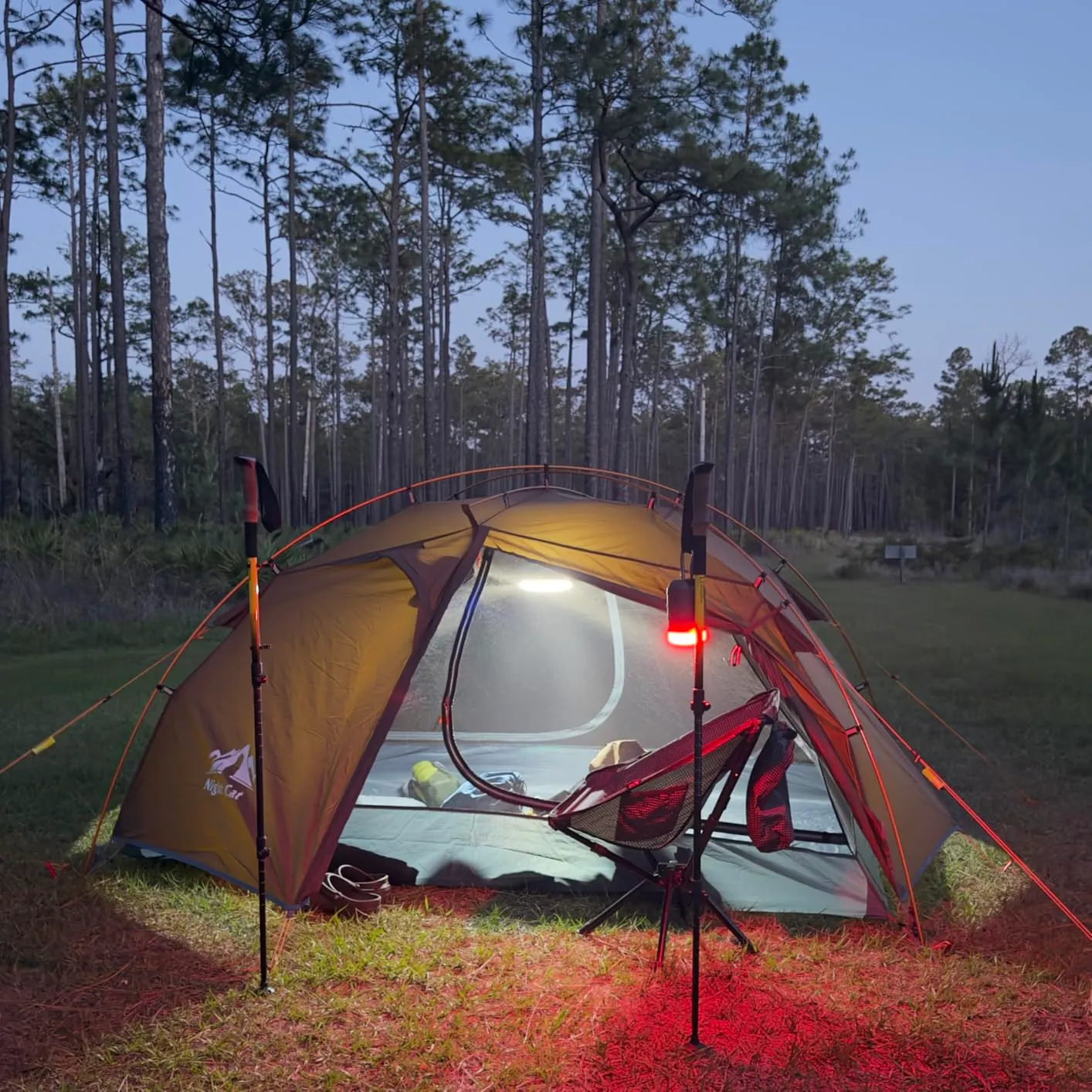 This is a very bright camping light… to a fault! Still, I won’t be leaving this behind.