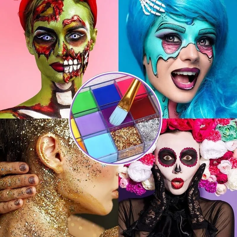 Halloween special effects face painting