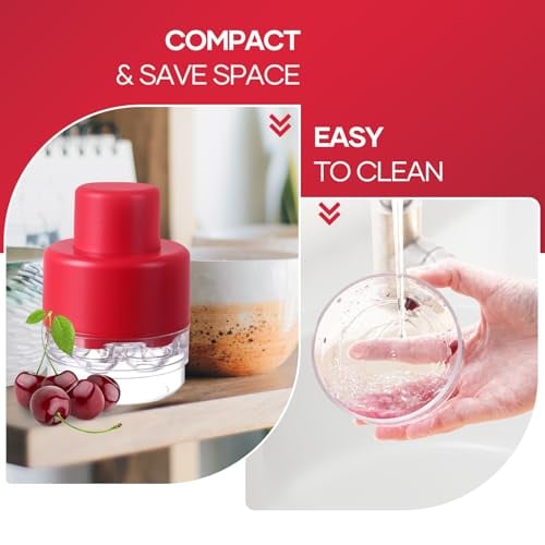 Detachable parts of the cherry pitter for easy rinsing