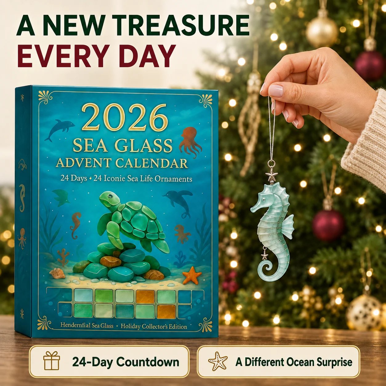 A coastal Christmas countdown becoming a December family tradition
