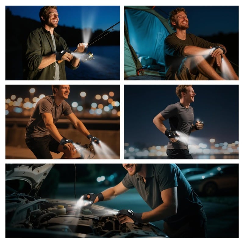 Exclusive Offer💥Hands-Free Lighting! Wearable Flashlight for Work & Outdoors🔦