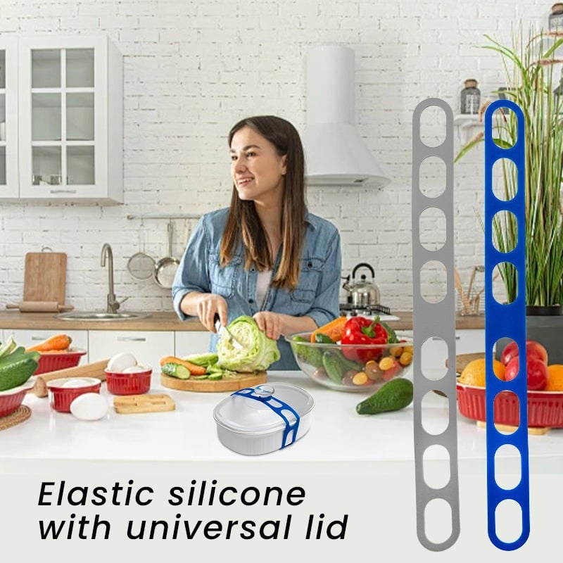 lid securing strap for crockpots. casserole dishes. pots. pans and more🍳