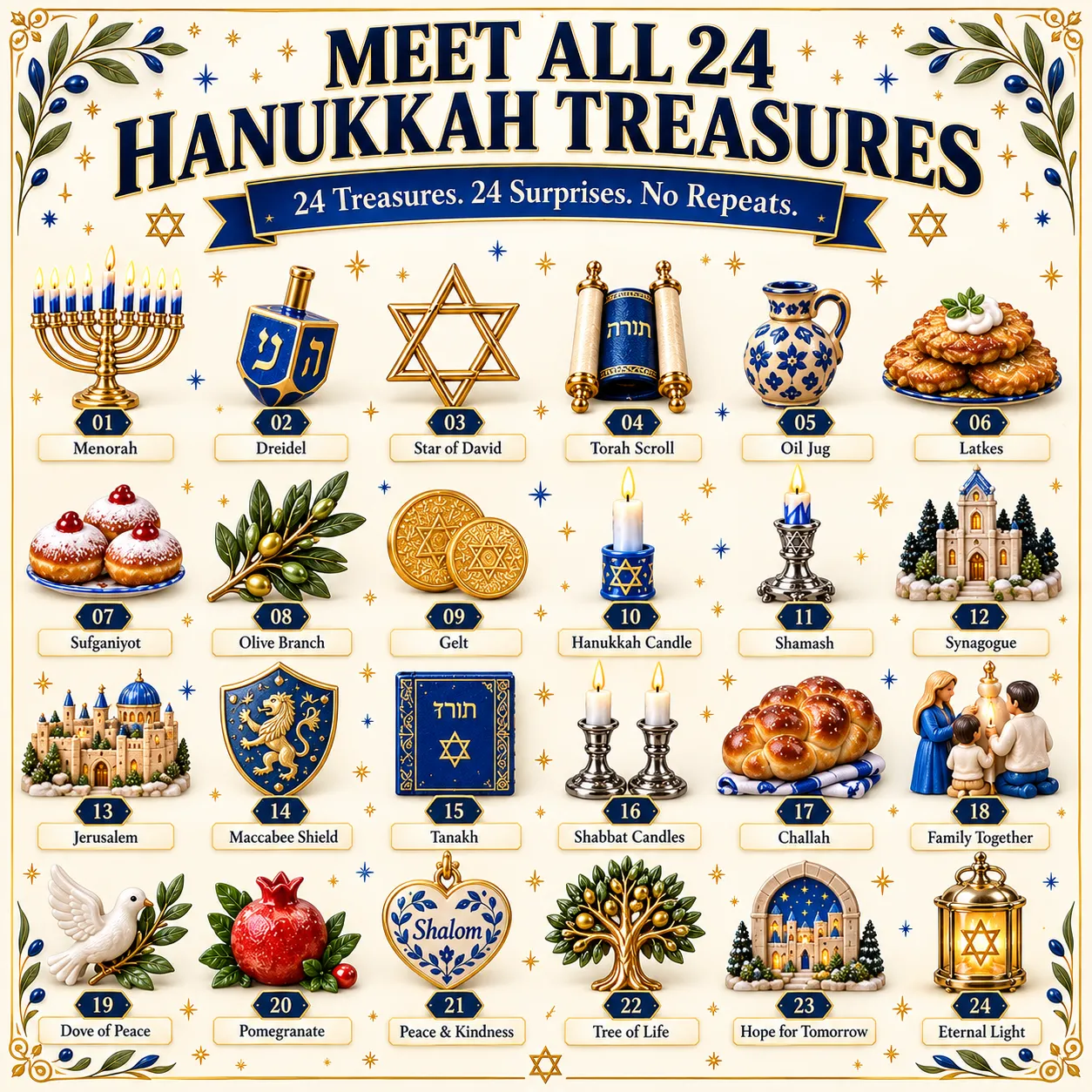 24 Treasures of Hanukkah — product image 5