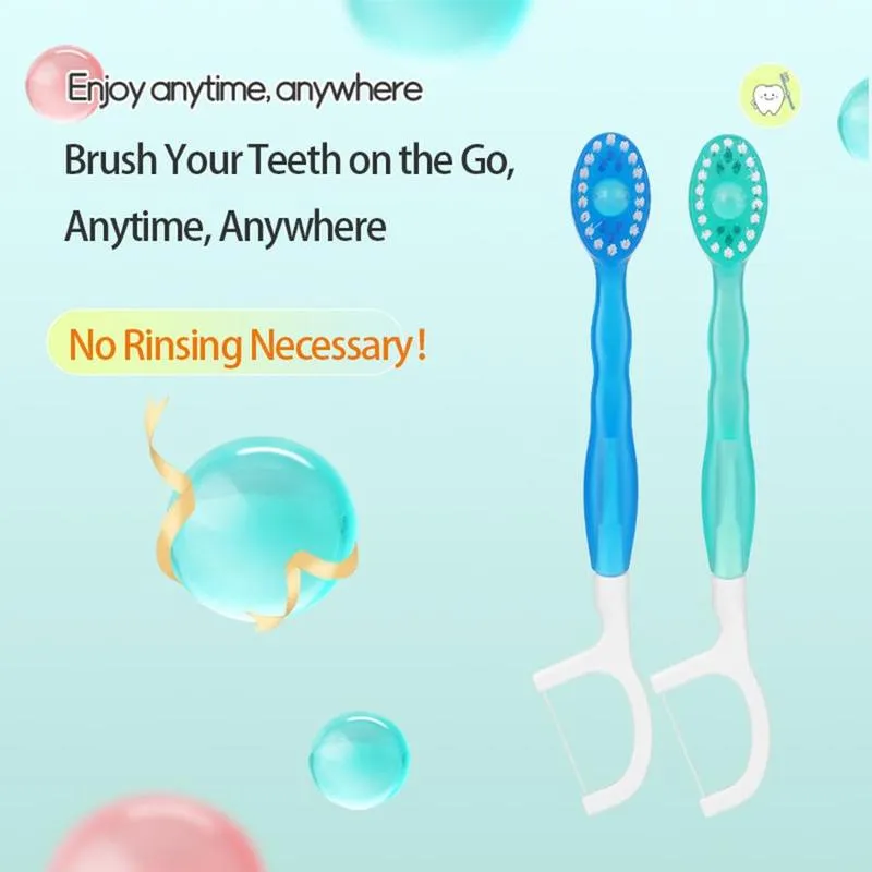 Product Introduction of 5 in 1 Mini Toothbrush & Floss & Tongue Scraper & Toothpick Set, 26pcs/pack Soft Bristles Toothbrush Set, Oral Care Tool for Travel, Business Trip, Mouth Hygiene Kit 9