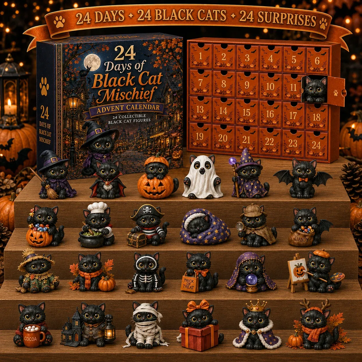 Black cat lover gift