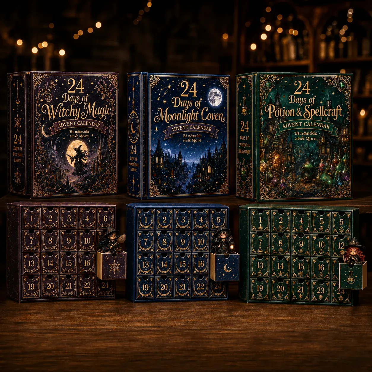 Moonlight Coven celestial witch characters