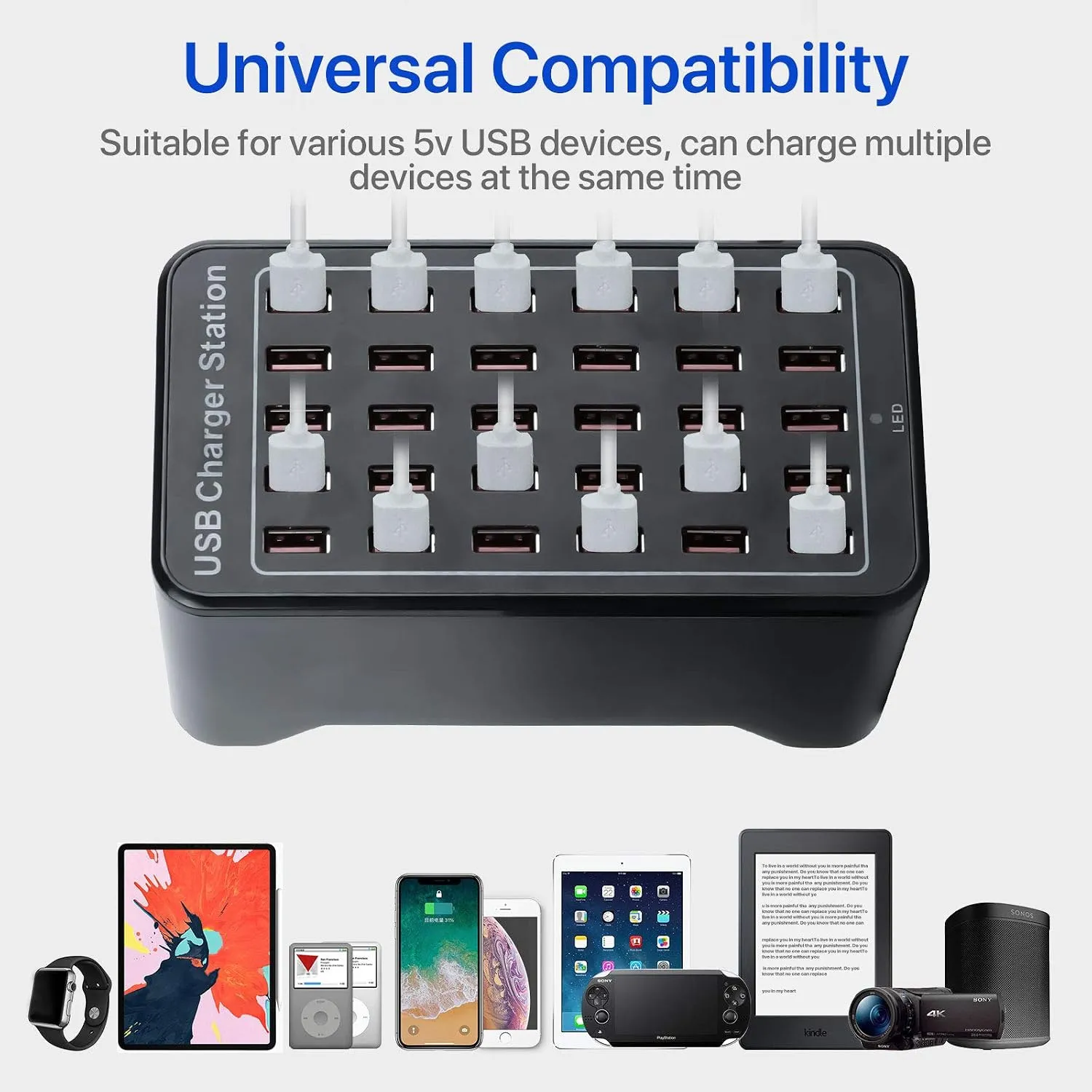 USB charging station compatibility and use overview