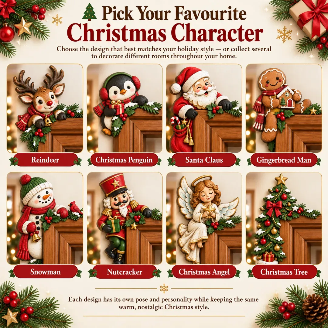 Christmas Door Frame Character Styles