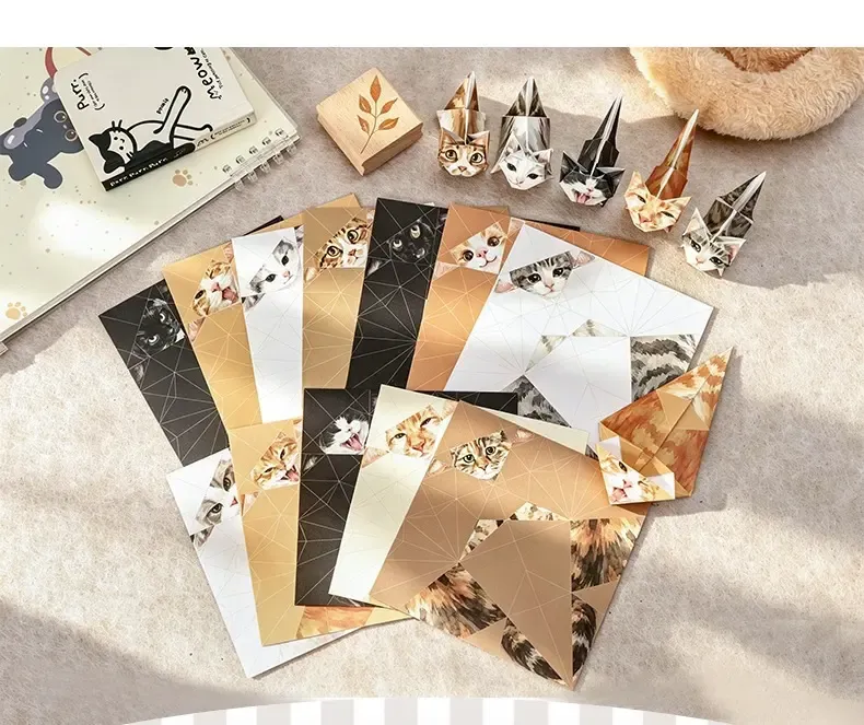 Kitty World complete paper cat set
