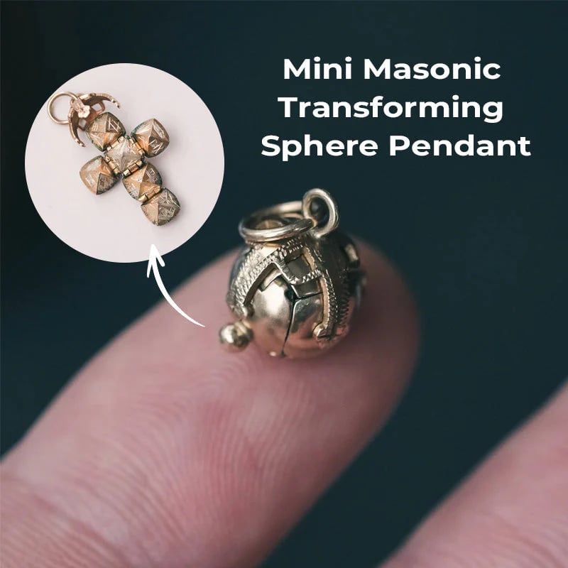 ✝️Mini Masonic Transforming Sphere Pendant