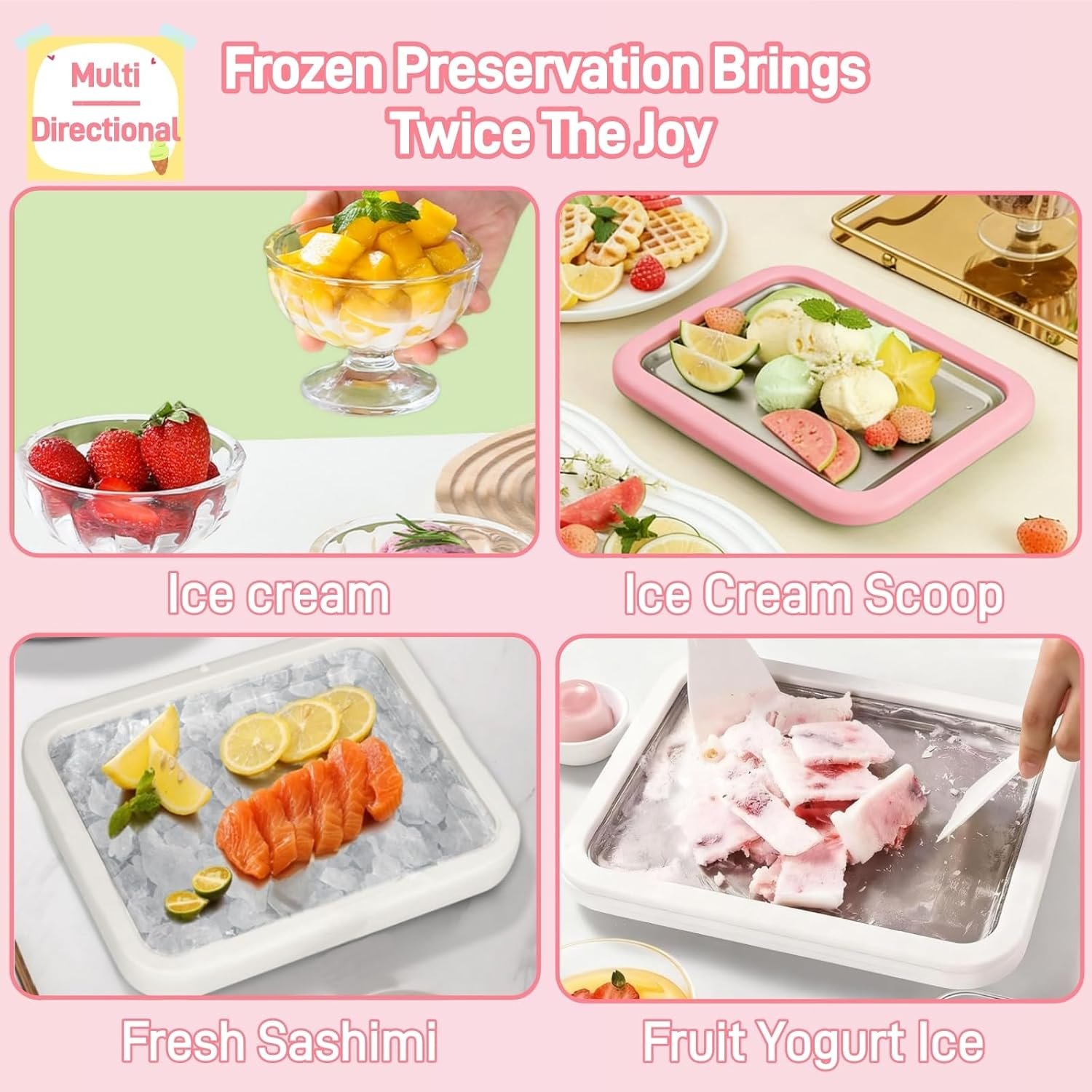 Frozen dessert and chilled food ideas