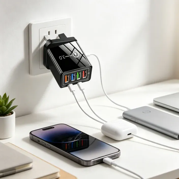 Compact International Travel Charger