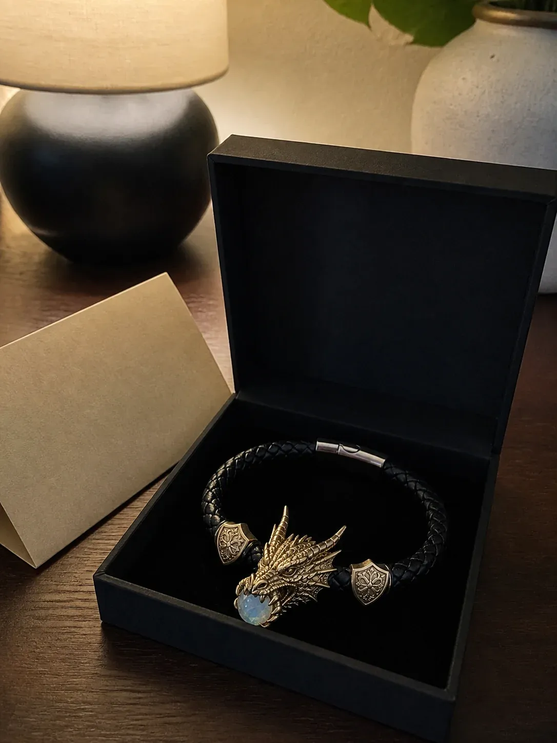 Celestial Dragon bracelet presented in a gift box