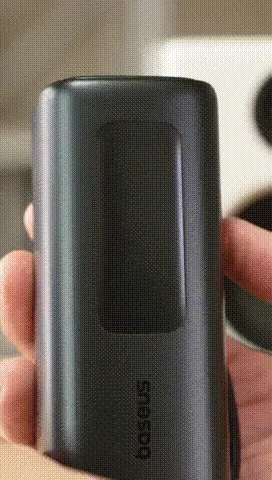 Mini Capsule Power Bank: 5000mAh Pocket-Sized Charger with Built-in Cable
