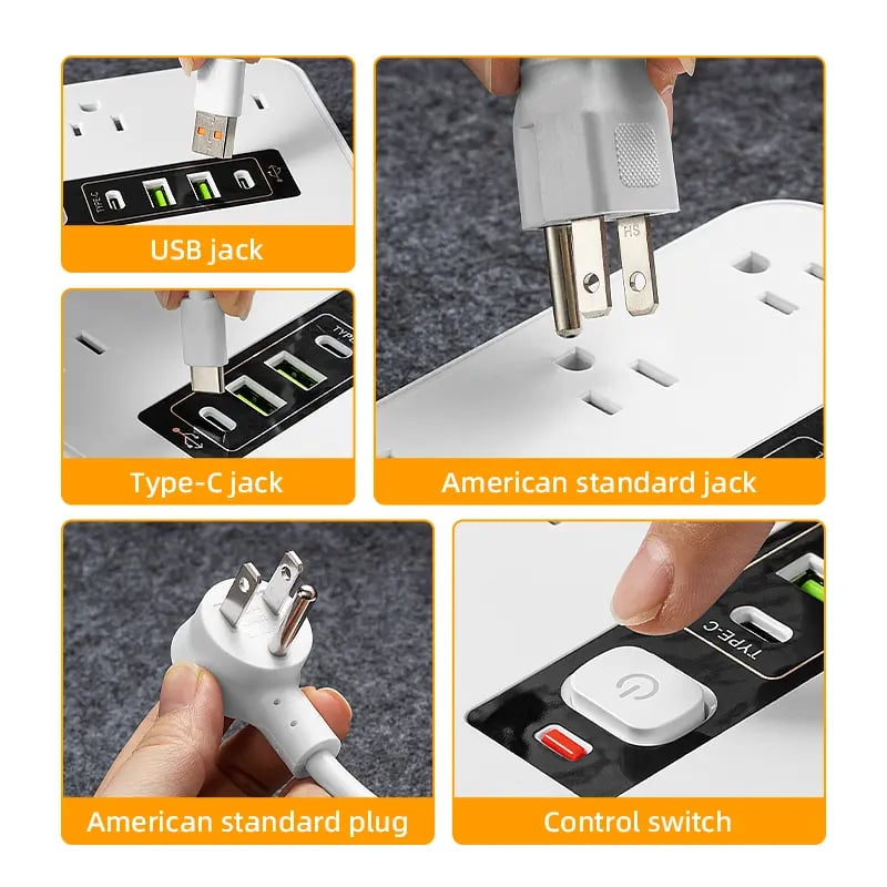 🎄Christmas Sales 49% 🎄High-Efficiency 16-in-1 Surge Protector