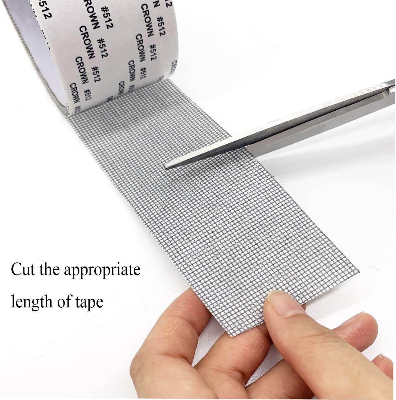 Cutting the tape