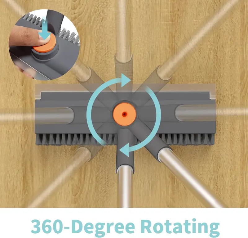 ⏰Christmas Limited-Time Offer🎄3 in 1 Scrape and Heavy-Duty Stiff Bristle Scrubber Brush