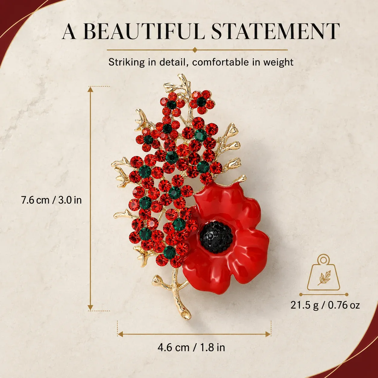 Wear the Victory Blossom with pride