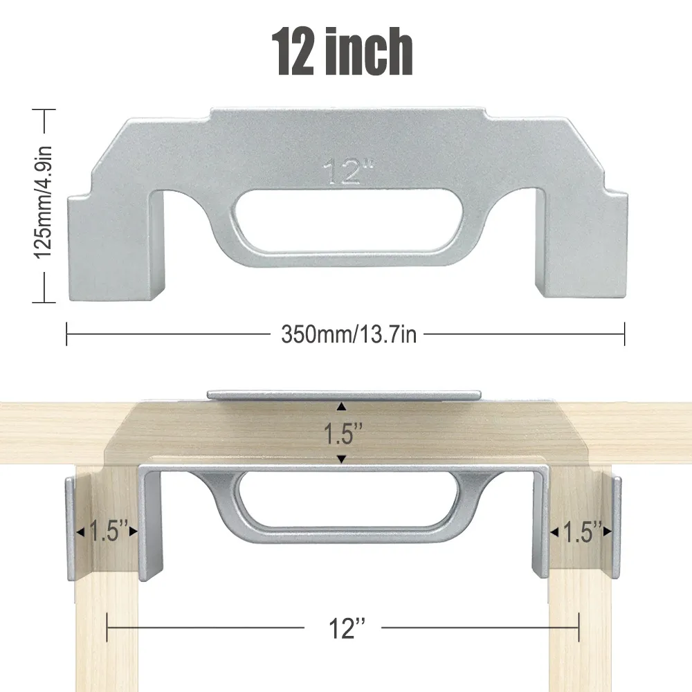 12-inch fixed-spacing framing jig dimensions and fit
