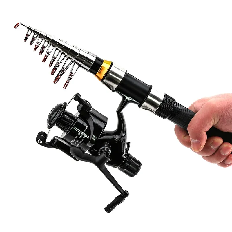 Assorted fishing lures included with fishing kit