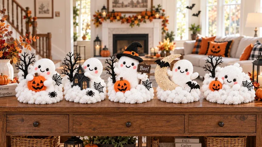 Halloween ghost crew night display