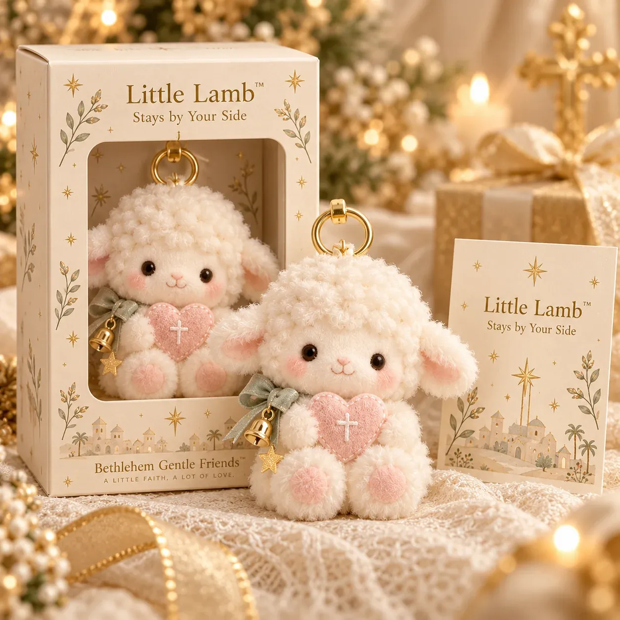 Little Lamb with its gift box and matching message card