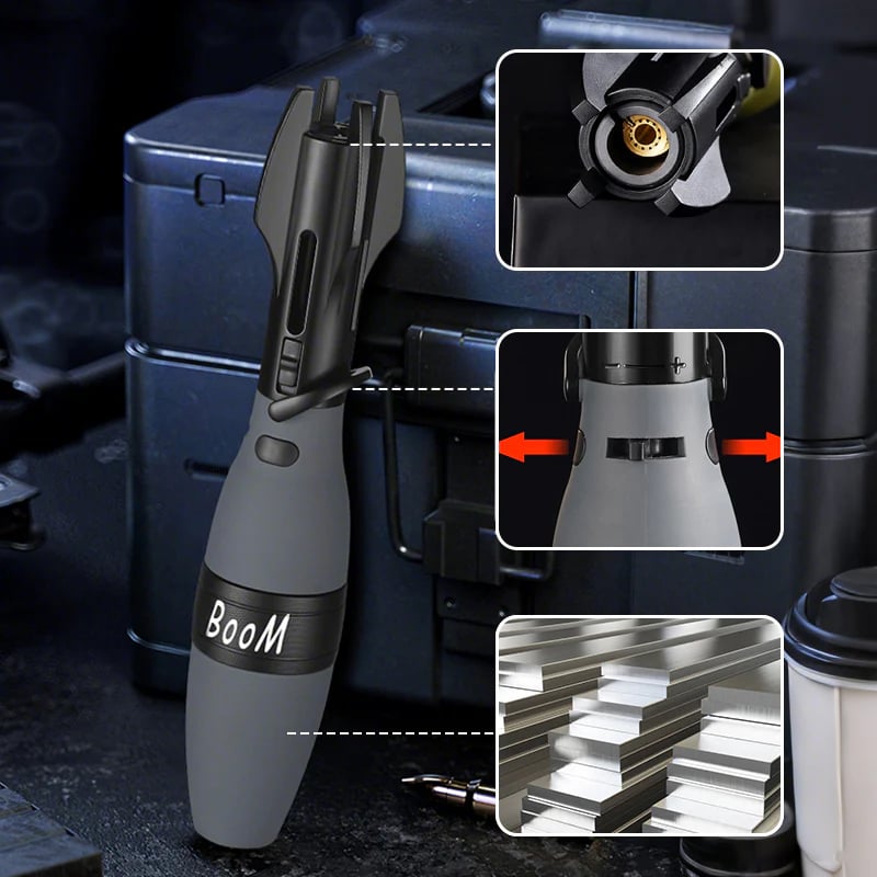 🚀Creative rocket-shaped stress-relieving lighter