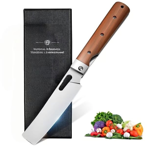 Gem-Hanbss™ Japanese Folding Nakiri Knife
