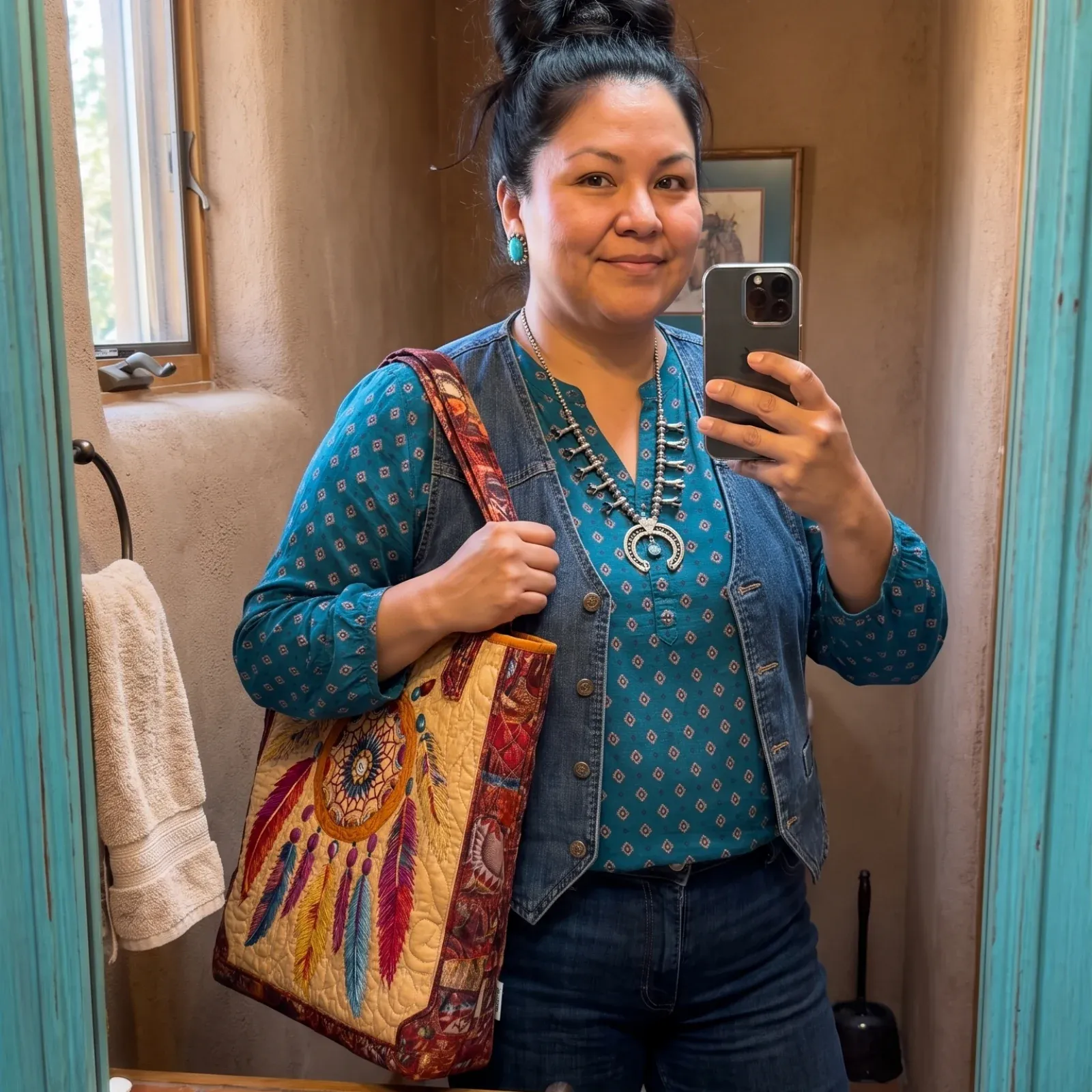 Behind the scenes of the quilted bag