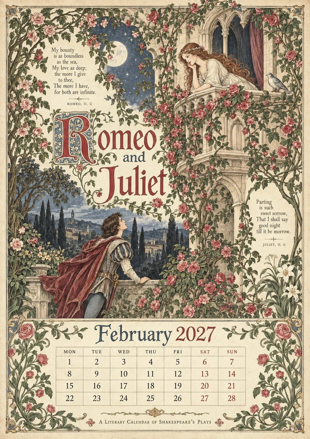 February โ Romeo and Juliet