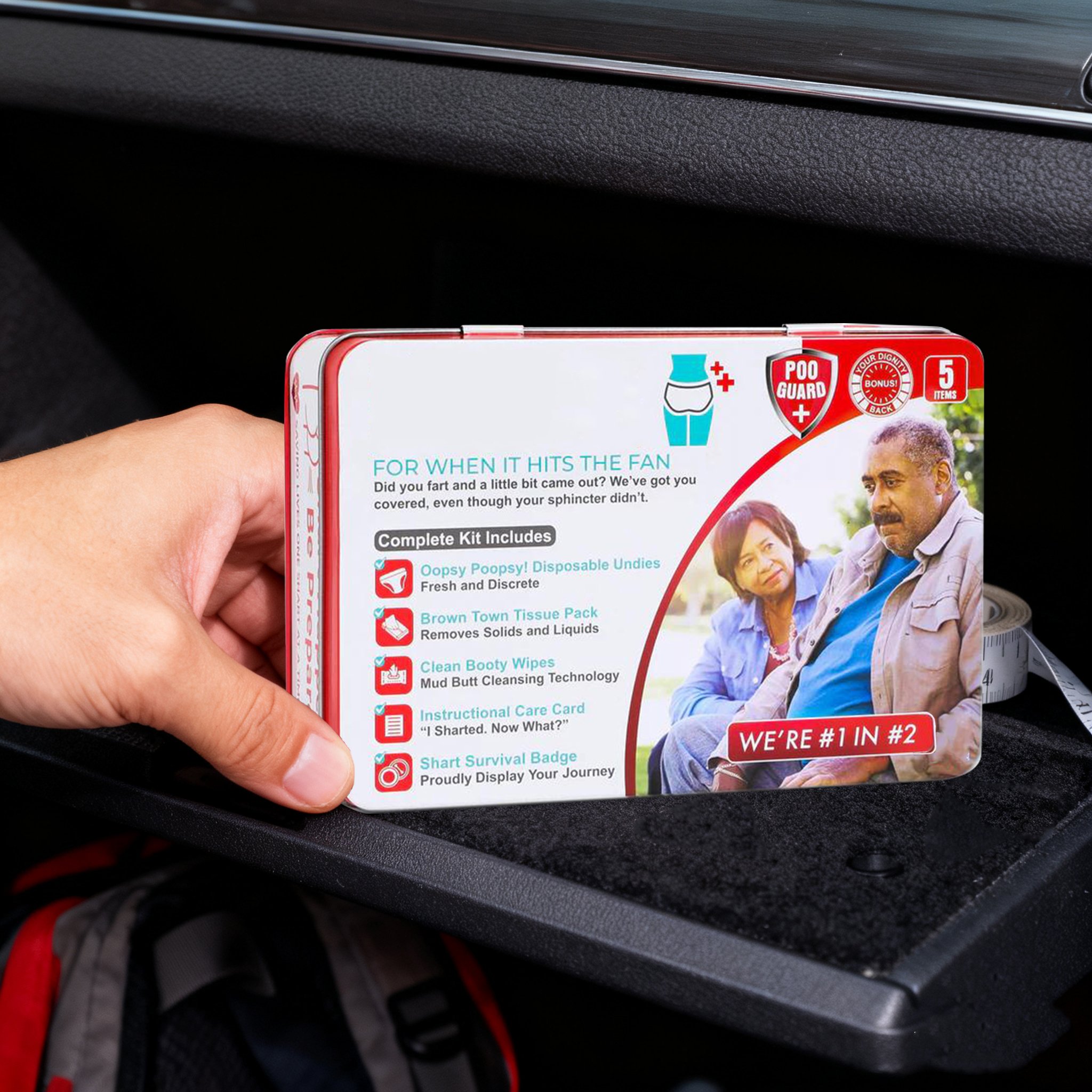 QIAWI™💩 Oops Emergency Kit – When Disaster Strikes, Be Ready