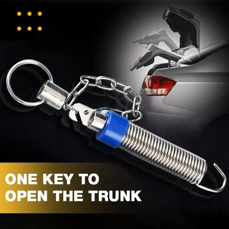 Adjusting automatic trunk spring tension