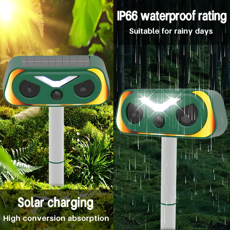 Outdoor weather resistant animal repeller
