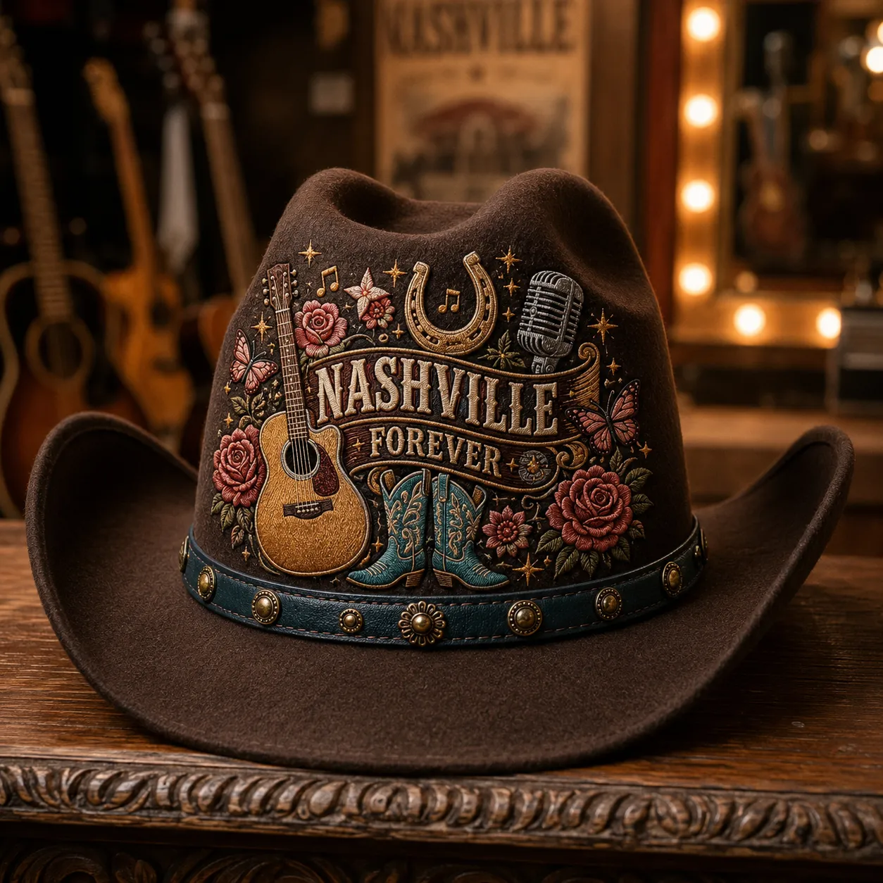 Nashville Forever cowboy hat