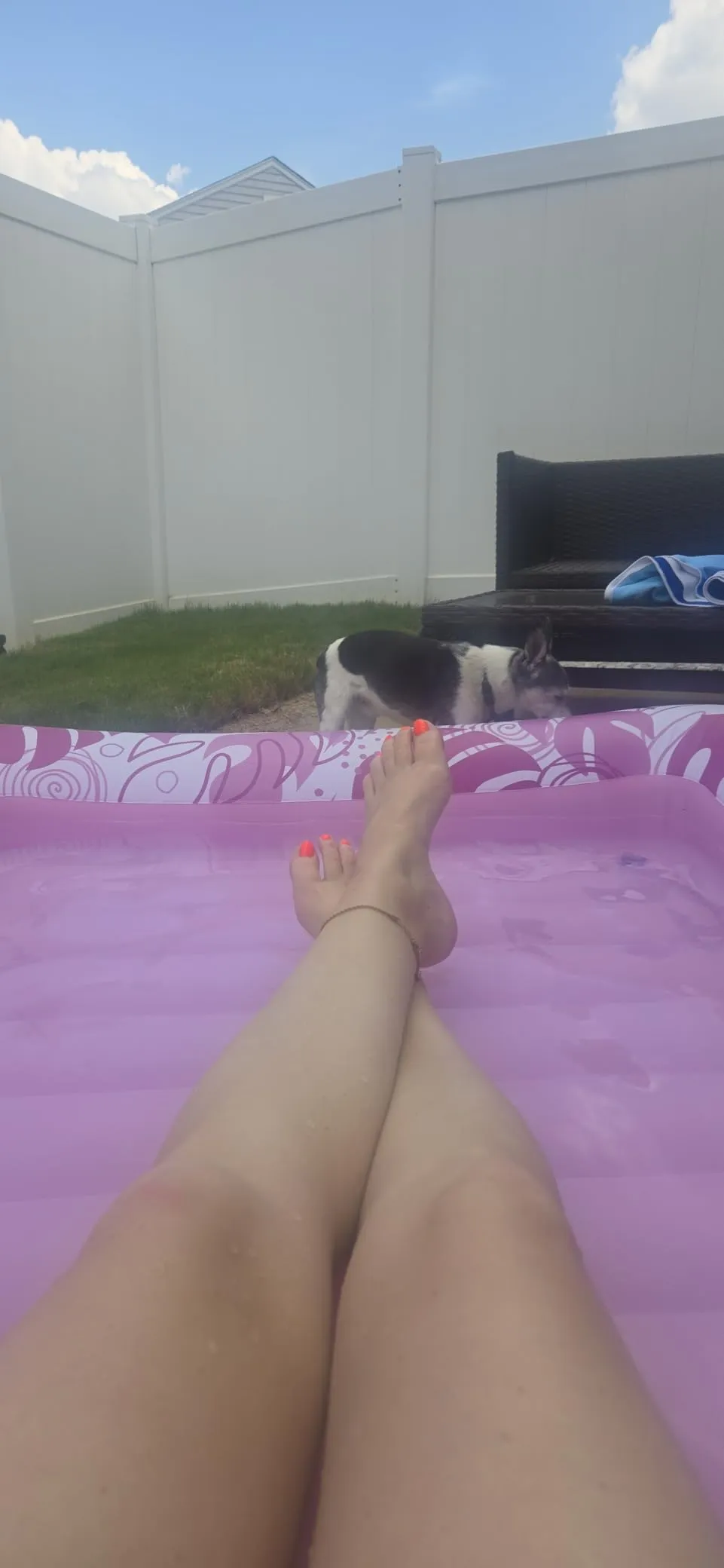Small patio approved!