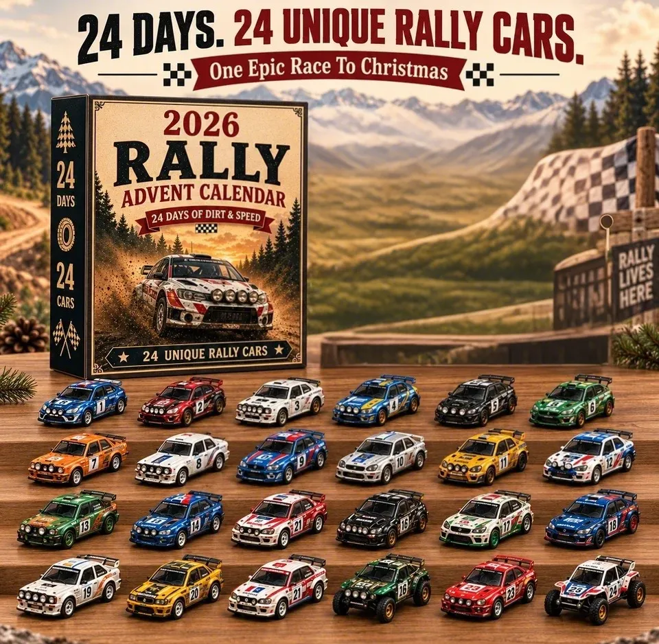 Rallye Adventskalender mit 24 Tagen