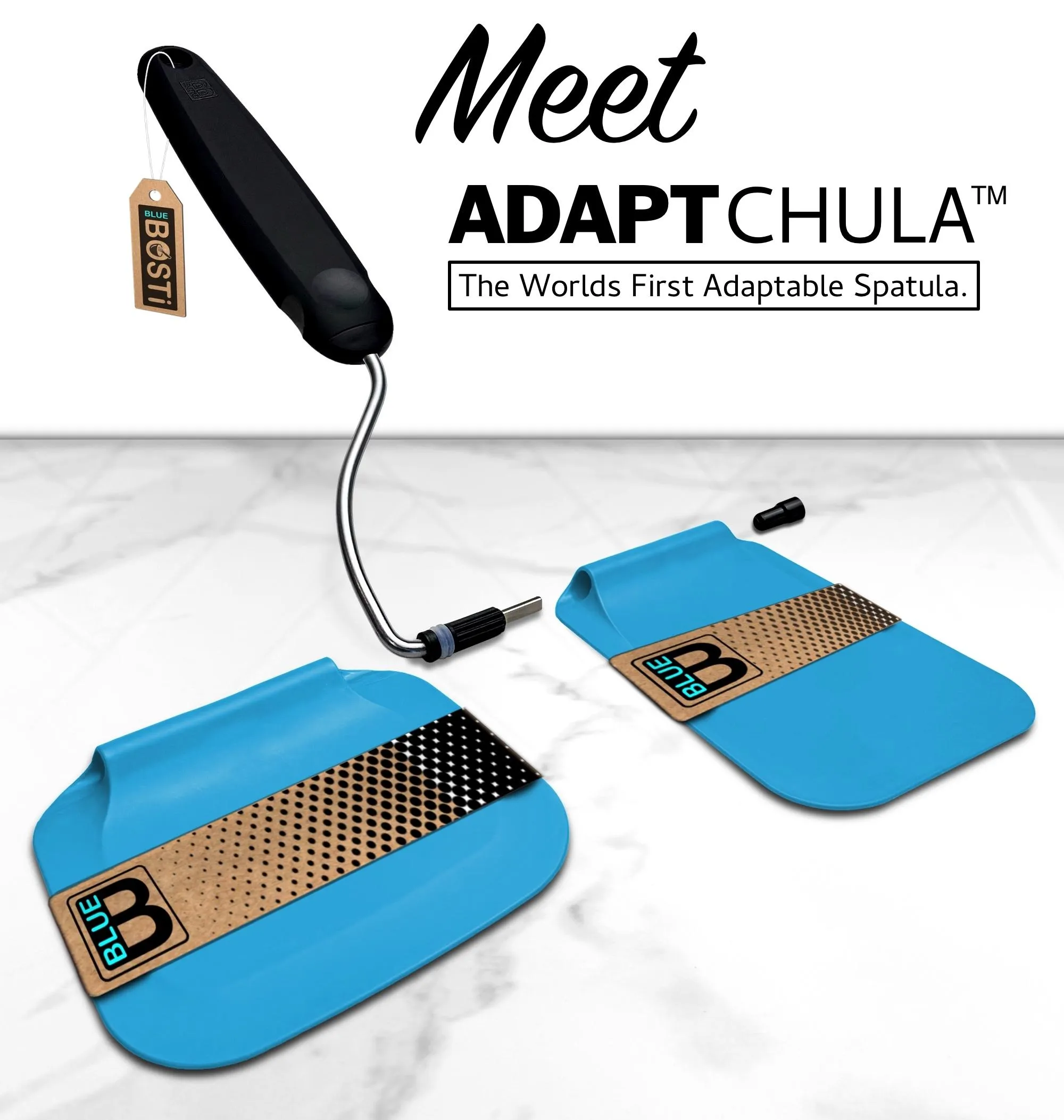 Adjustable angle kitchen spatula