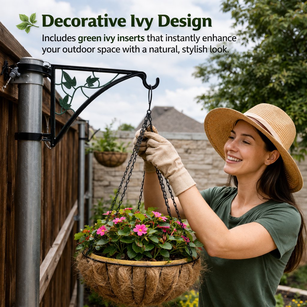 🌿 Fence Post Plant Hanger 🔥