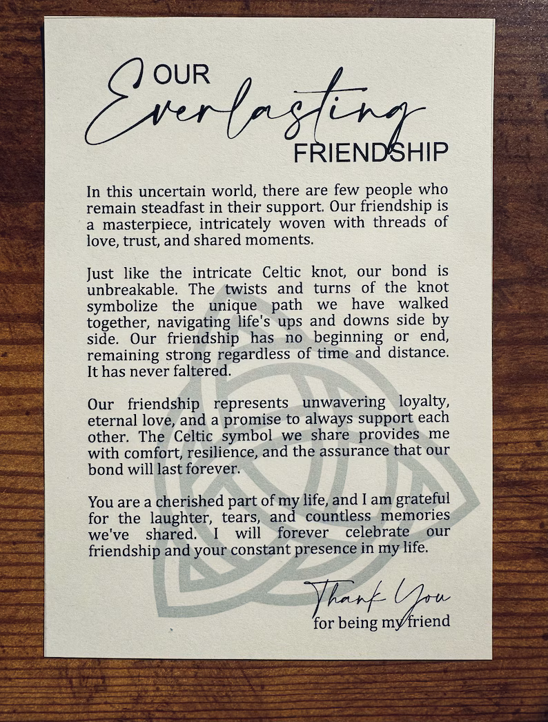 🔥HOT SALE  49% OFF - 💕Friendship Story Card Ornament